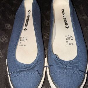 Converse Women's Blue Chuck Taylor All Star Dainty Ballerina size 7.5